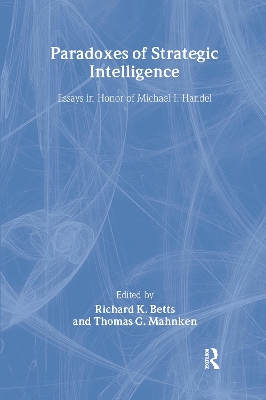 Paradoxes of Strategic Intelligence book