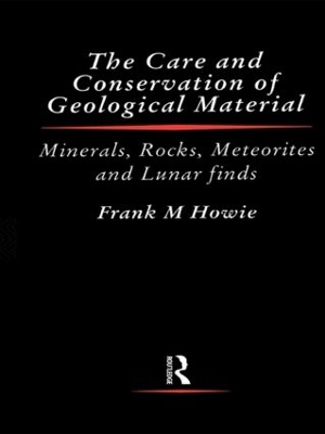 Care and Conservation of Geological Material book