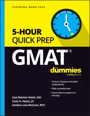 GMAT 5-Hour Quick Prep For Dummies book