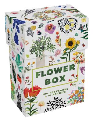 Flower Box Postcards: 100 Postcards by 10 artists book