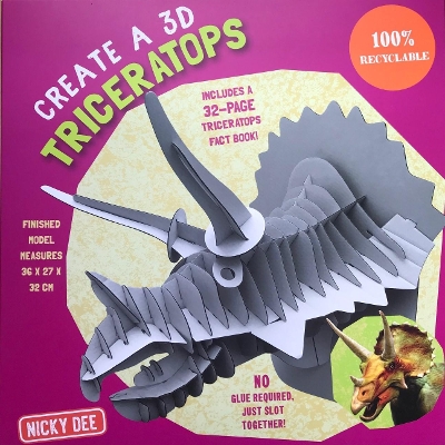 CREATE A 3D TRICERATOPS: 2018 book