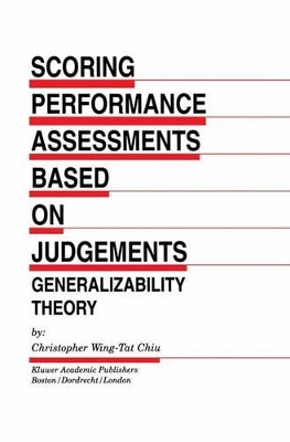 Scoring Performance Assessments Based on Judgements book
