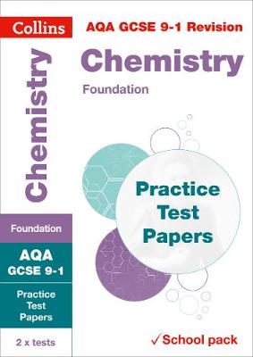 AQA GCSE Chemistry Foundation Practice Test Papers book