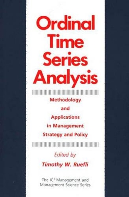 Ordinal Time Series Analysis book