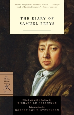 Mod Lib The Diary Of Samuel Pepys by Samuel Pepys