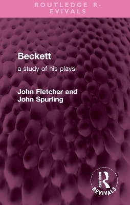 Beckett: A Study of his Plays book