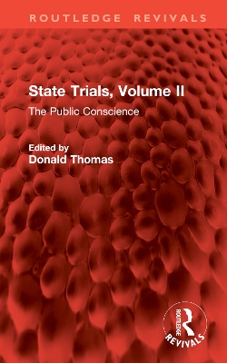 State Trials, Volume II: The Public Conscience book