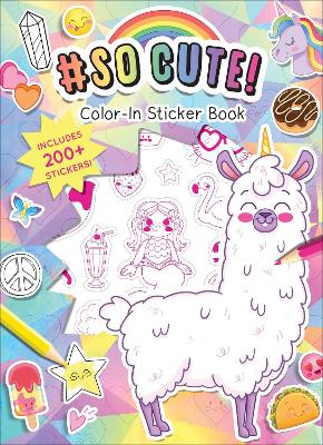 #SoCute! Color-In Stickers book