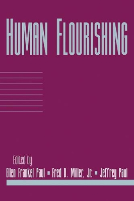 Human Flourishing: Volume 16, Part 1 book