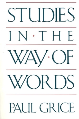 Studies in the Way of Words book