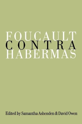 Foucault Contra Habermas book