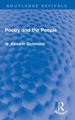 Poetry and the People book