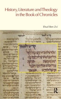 History, Literature and Theology in the Book of Chronicles book