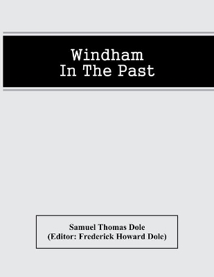 Windham In The Past book