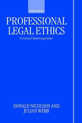 Professional Legal Ethics book