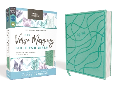 NIV, Verse Mapping Bible for Girls, Leathersoft, Teal, Comfort Print: Gathering the Goodness of God's Word book