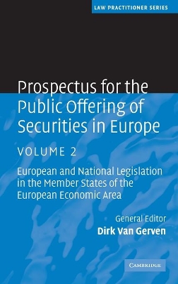 Prospectus for the Public Offering of Securities in Europe book