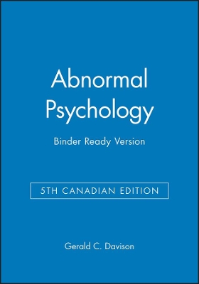 Abnormal Psychology book