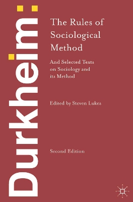 Durkheim: The Rules of Sociological Method book