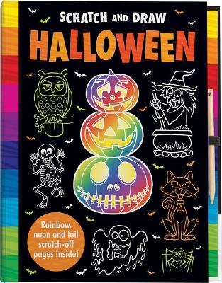 Scratch and Draw Halloween - Scratch Art Activity Book by Arthur Over
