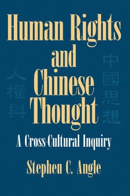 Human Rights in Chinese Thought book