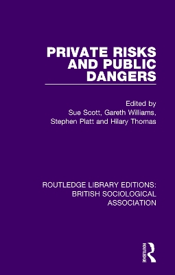 Private Risks and Public Dangers by Stephen Platt