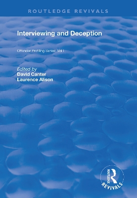 Interviewing and Deception book