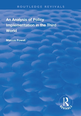 An Analysis of Policy Implementation in the Third World book