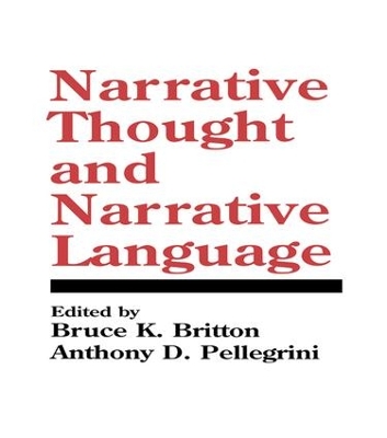 Narrative Thought and Narrative Language book