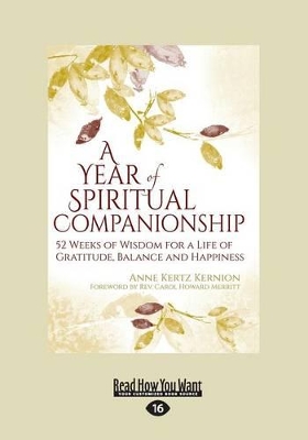 A Year of Spiritual Companionship by Anne Kertz Kernion