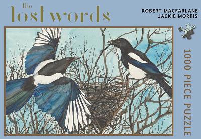 The Lost Words Magpie 1000 Piece jigsaw by Robert MacFarlane
