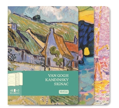 Notebooks van Gogh, Kandinsky, Signac (Set of 3, Large) book