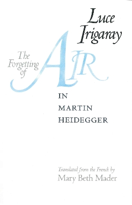 The Forgetting of Air in Martin Heidegger book