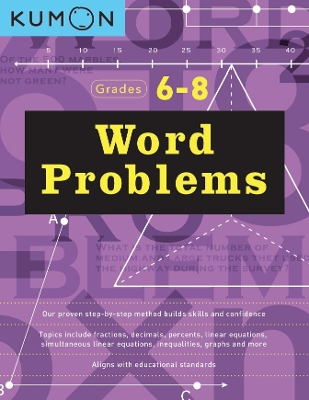 Kumon Word Problems Grades 6/8 book