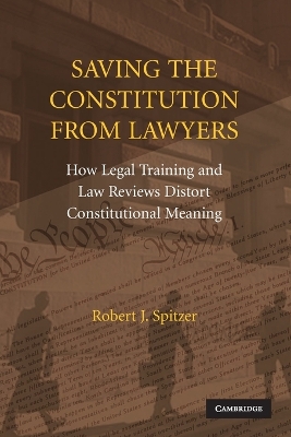 Saving the Constitution from Lawyers book