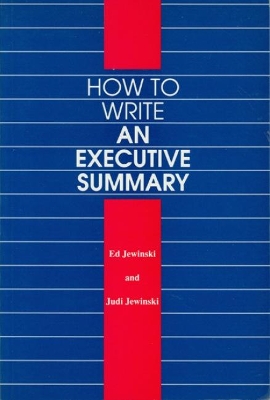 How to Write an Executive Summary book