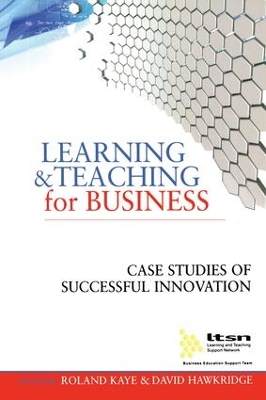 Learning and Teaching for Business by David Hawkridge