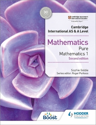 Cambridge International AS & A Level Mathematics Pure Mathematics 1 second edition book