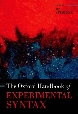 The Oxford Handbook of Experimental Syntax book