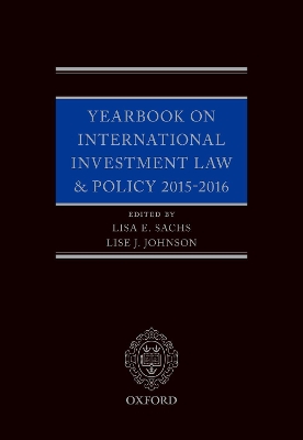 Yearbook on International Investment Law & Policy 2015-2016 book