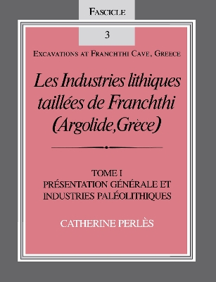 Industries Lithiques Tailles De Franchthi book