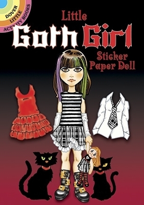 Little Goth Girl Sticker Paper Doll book