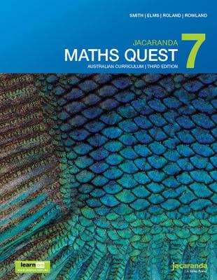 Jacaranda Maths Quest 7 Australian Curriculum 3E LearnON & Print book