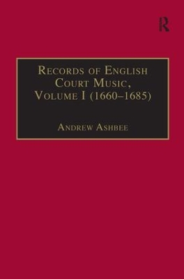 Records of English Court Music book