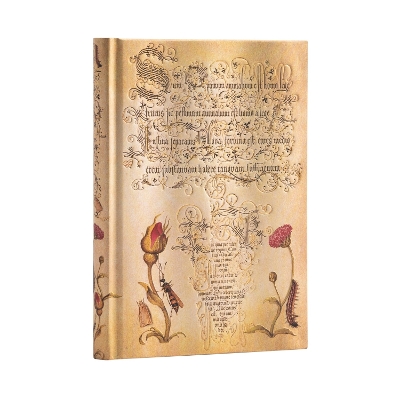 Flemish Rose (Mira Botanica) Midi Unlined Hardcover Journal book