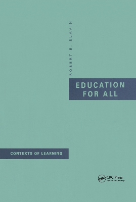 Education for All by Robert E. Slavin