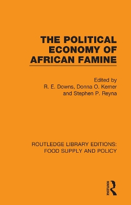 The Political Economy of African Famine book