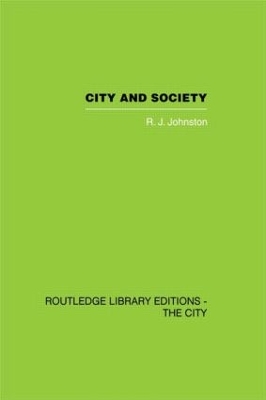 City and Society by R.J. Johnston