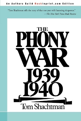 The Phony War 1939-1940 book