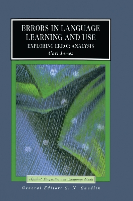 Errors in Language Learning and Use book